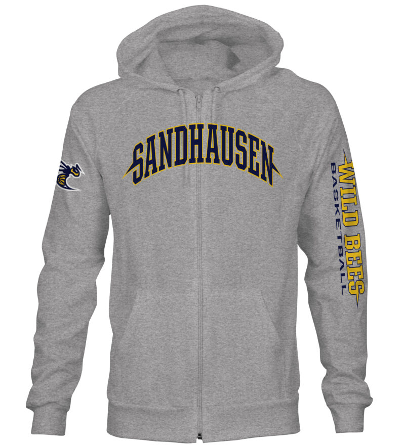 SandhausenWildBees-Zipper-Logo – Bild 2